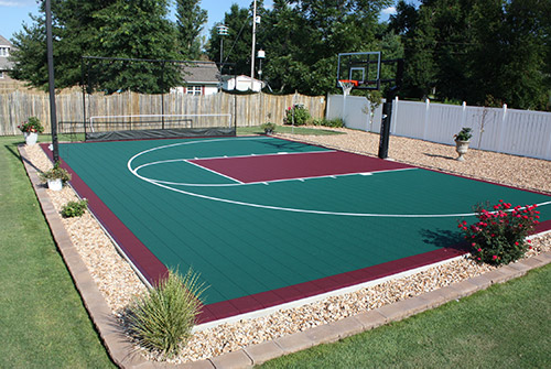 Tour Greens Michigan | Backyard Basketball Court Installers